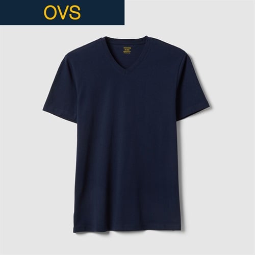 OVS（オヴィエッセ） ジャージーVネックTシャツ 2604286
