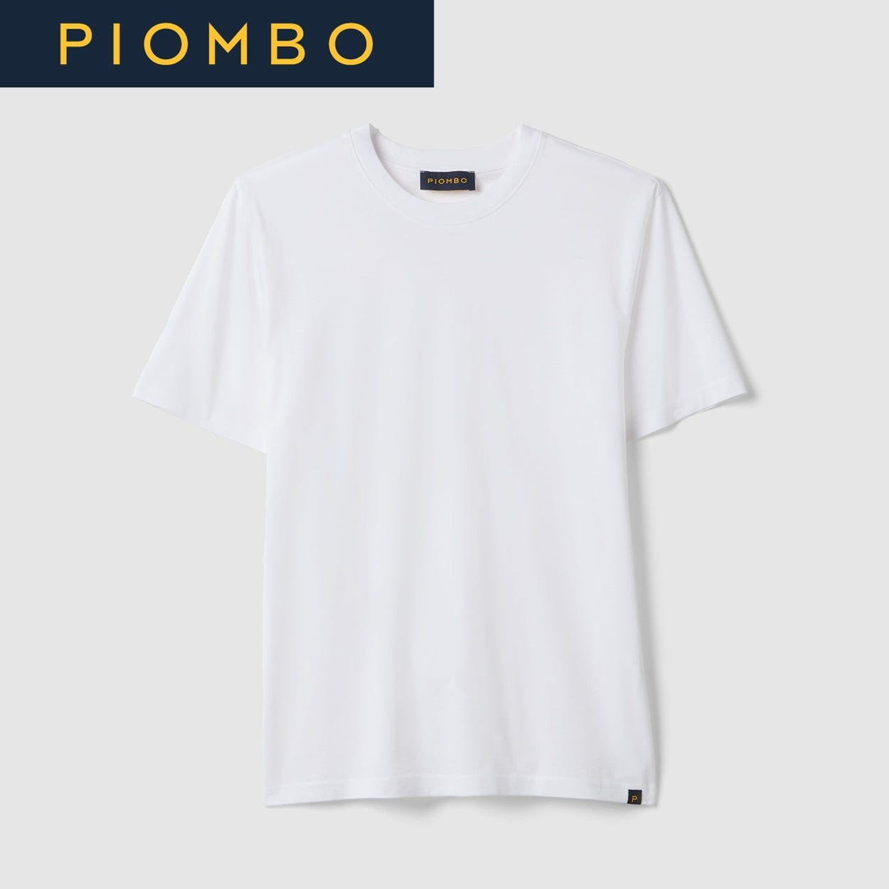 PIOMBO（ピオンボ） スーピマコットンTシャツ 2614868(オプティックホワイ-L)