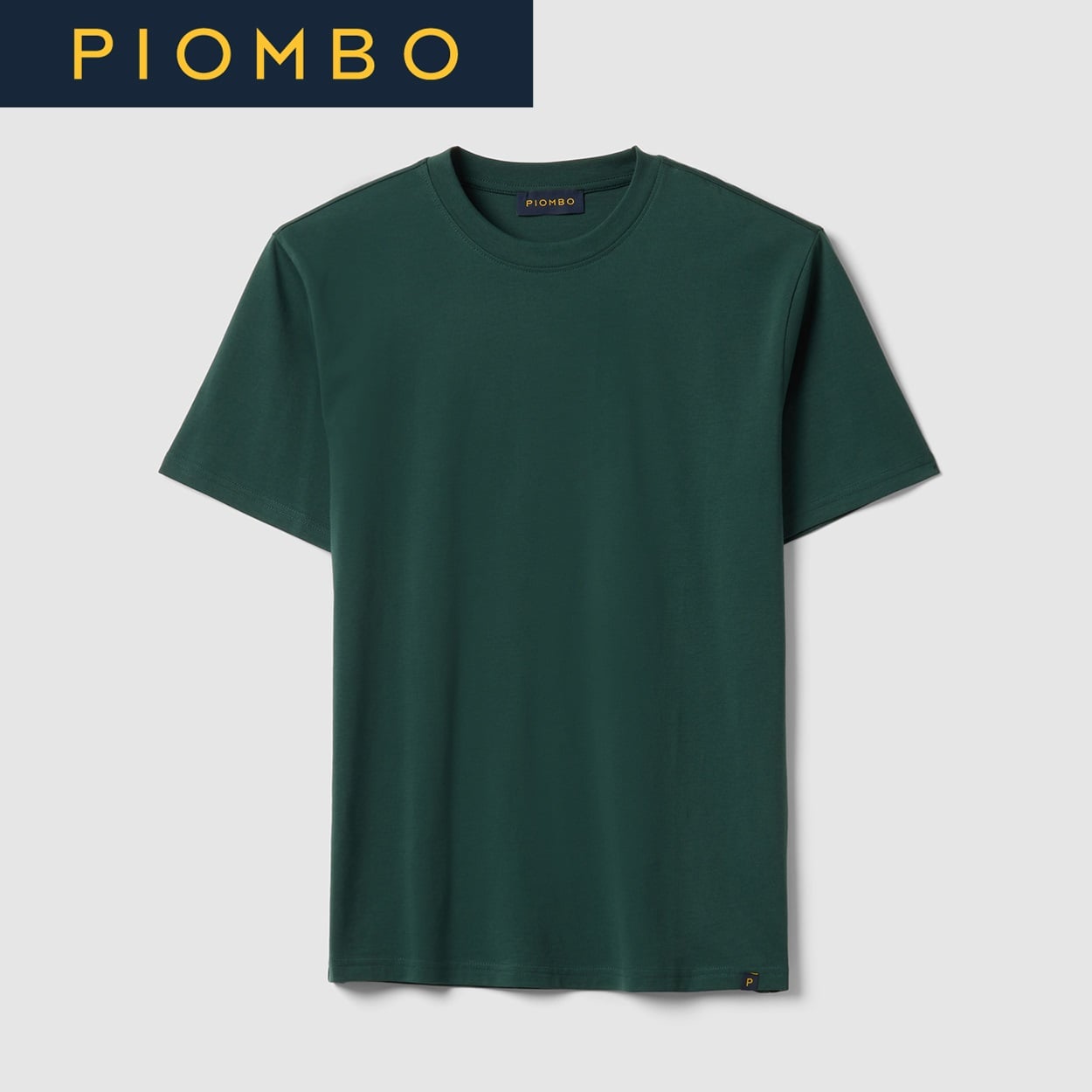 PIOMBO（ピオンボ） スーピマコットンTシャツ 2614873(ダークグリーン-S)