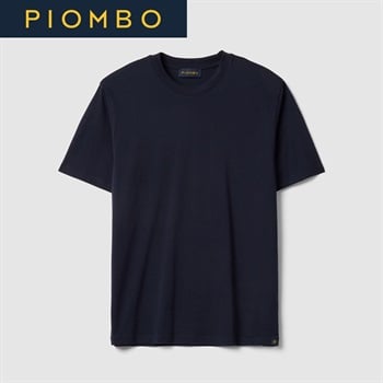 PIOMBO（ピオンボ） スーピマコットンTシャツ 2614883(ネイビーブルー-S)