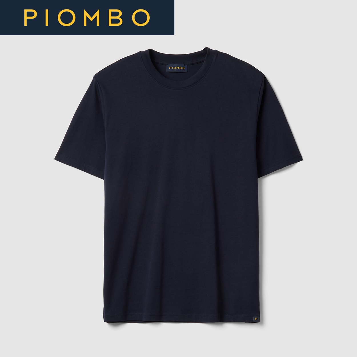 PIOMBO（ピオンボ） スーピマコットンTシャツ 2614883(ネイビーブルー-M)