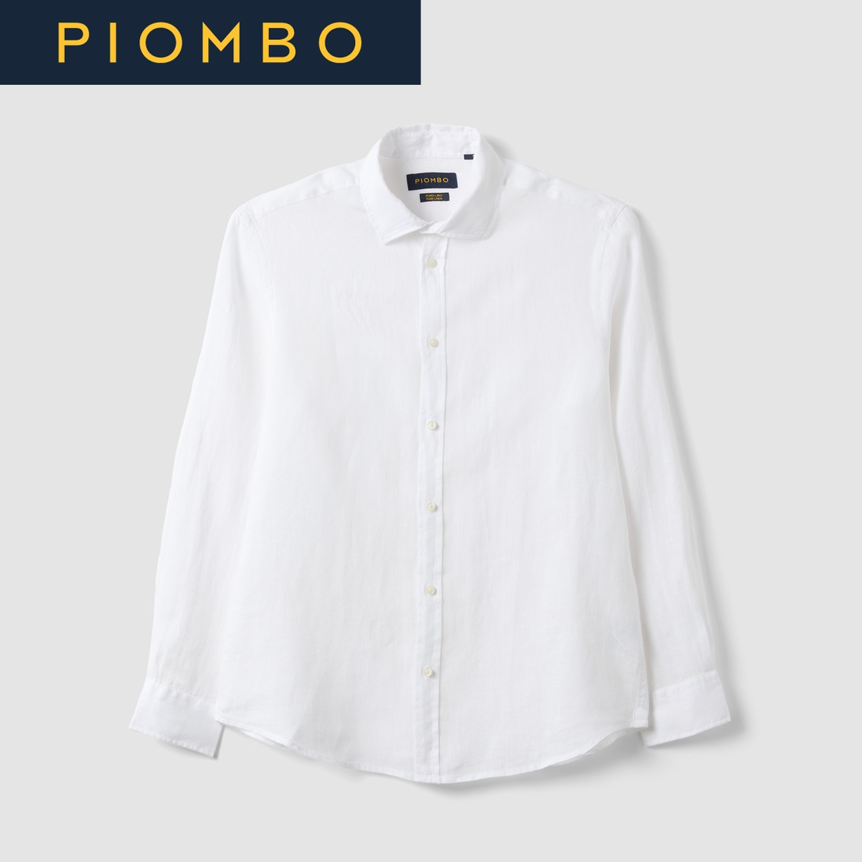 PIOMBO（ピオンボ） リネン長袖シャツ 2651340(オプティックホワイト-S)