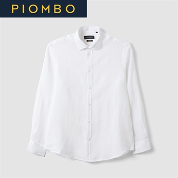 PIOMBO（ピオンボ） リネン長袖シャツ 2651340(オプティックホワイト-S)