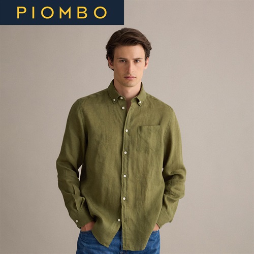 PIOMBO（ピオンボ） リネン長袖シャツ 2653209