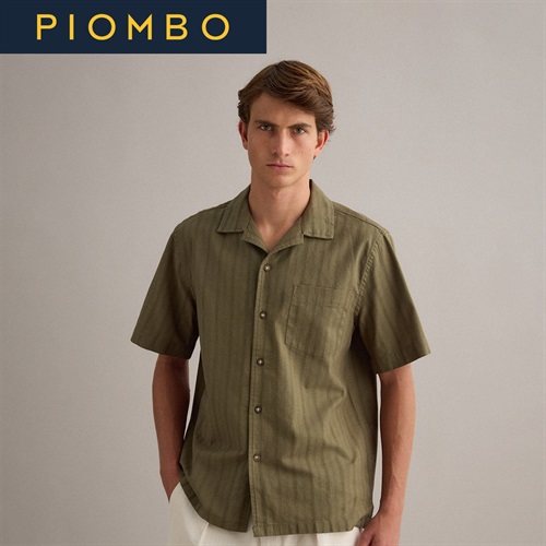 PIOMBO（ピオンボ） ドビー半袖シャツ 2682310