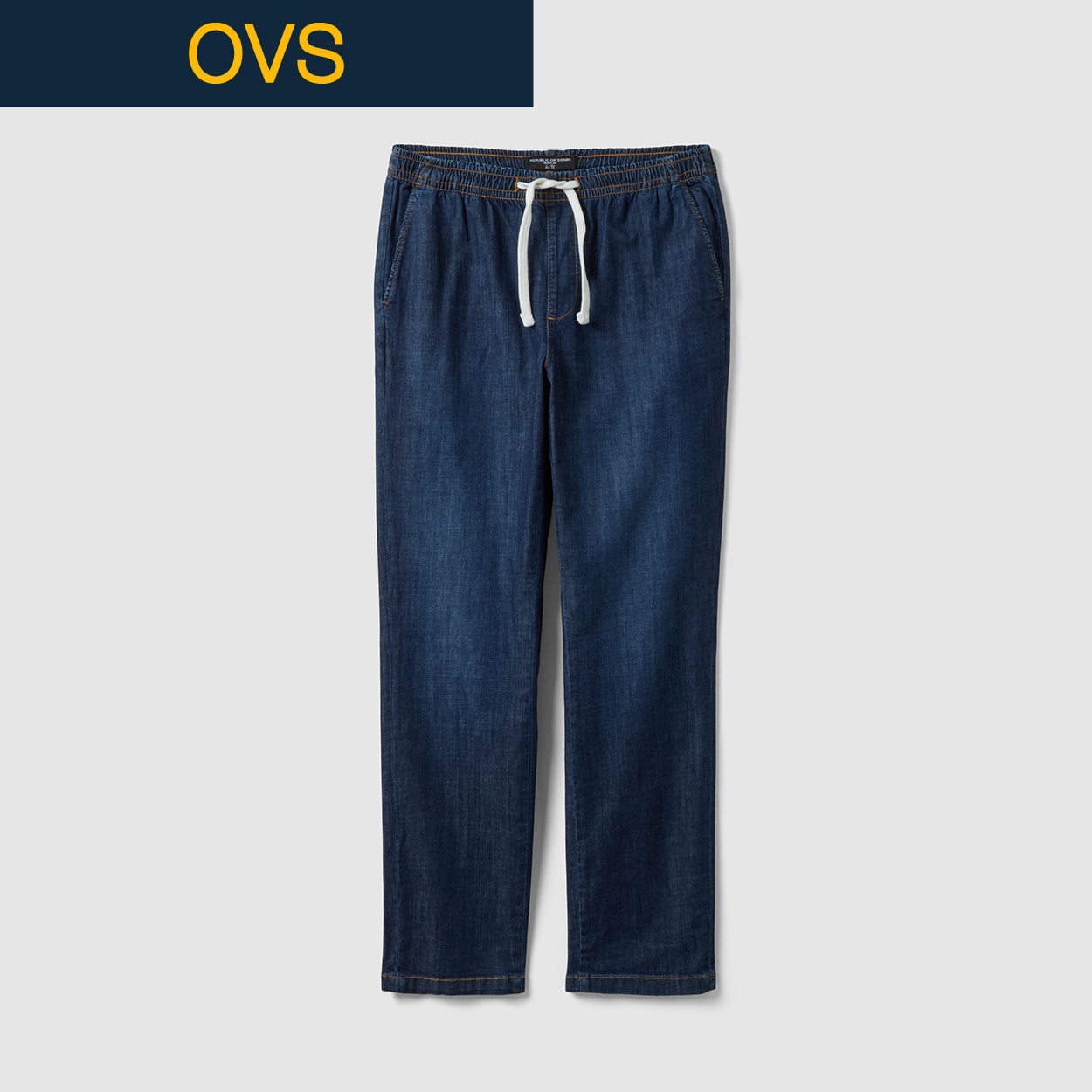 OVS（オヴィエッセ） ストレッチデニムパンツ 2685424(デニムブルーブルー-XL)