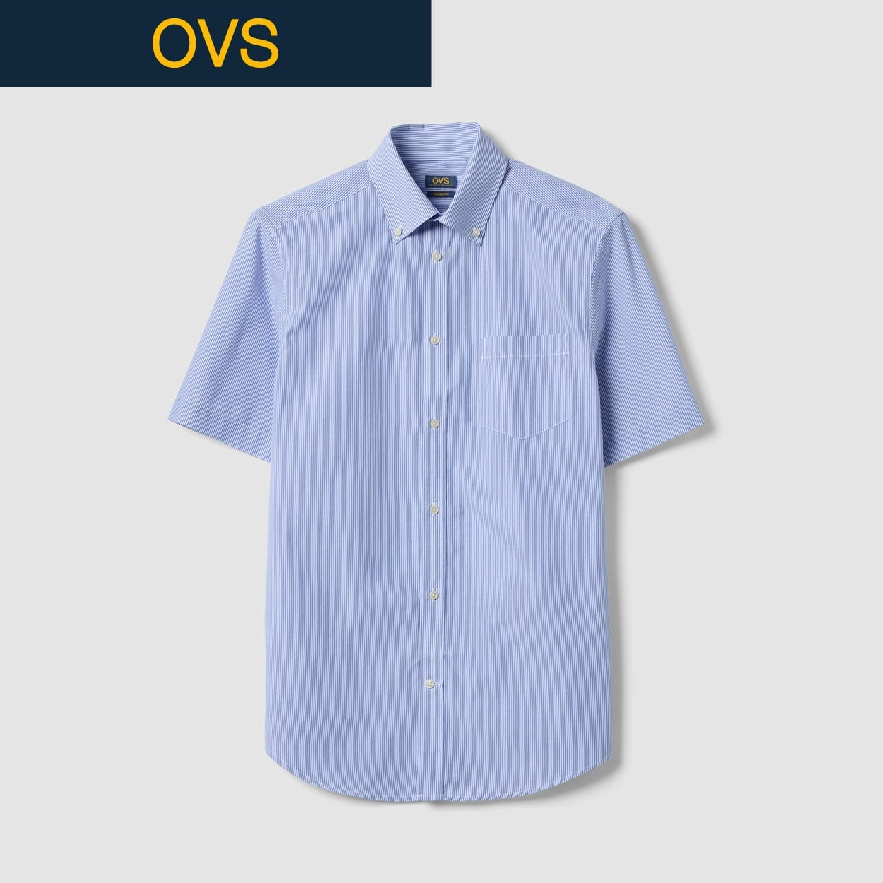 OVS（オヴィエッセ） 綿混半袖ストライプシャツ 2692711 | イオン
