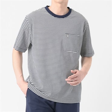 MACBETH ビンテージボーダーTシャツ メンズ(コイアオ-M)