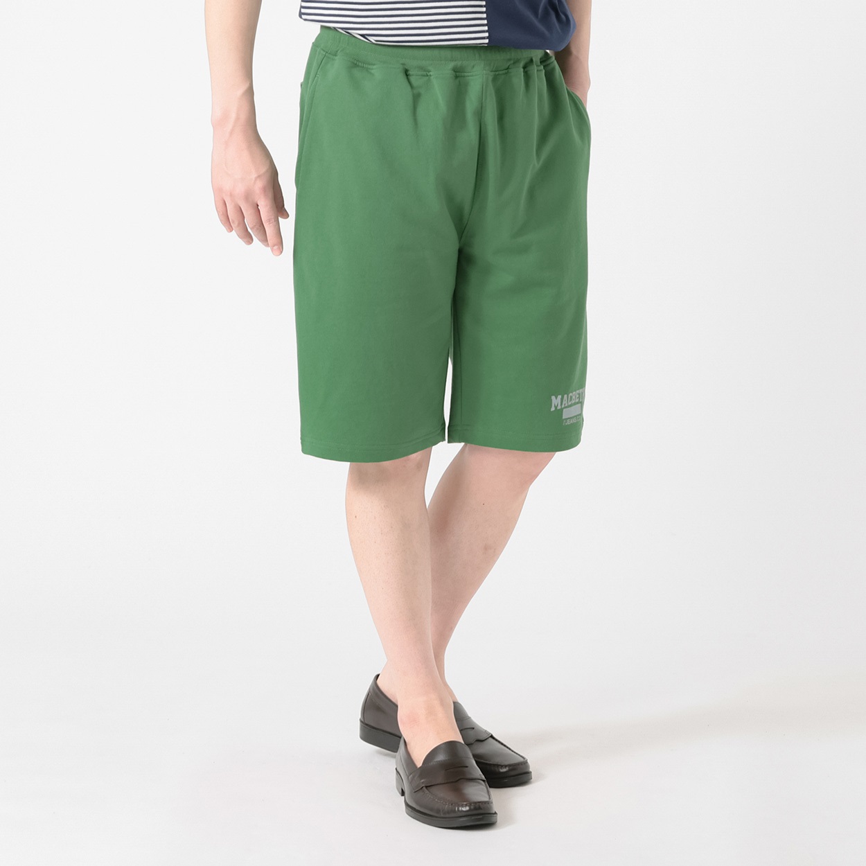 MACBETH ミニ布帛ショートパンツ メンズ(ミドリ-L)
