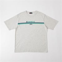 MACBETH バスケプリントTシャツ メンズ(キナリ-M)