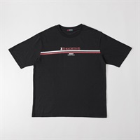 MACBETH バスケプリントTシャツ メンズ(クロ-M)
