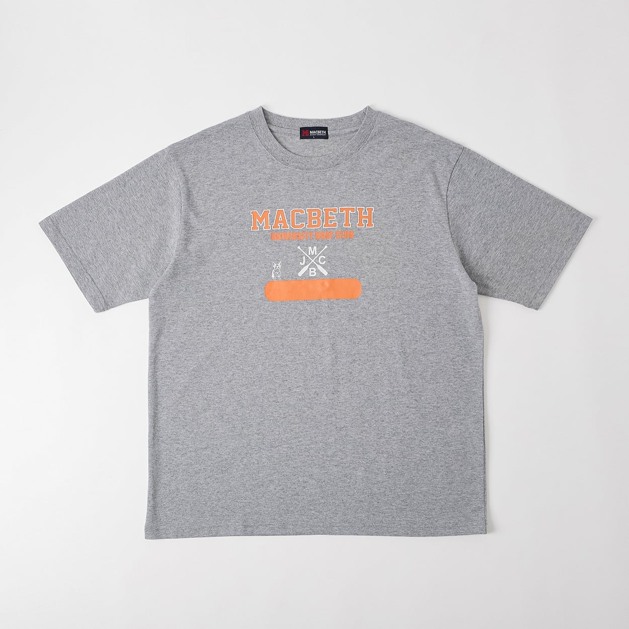 MACBETH ボートプリントTシャツ メンズ(ウスクロ-M)
