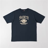 MACBETH アメフトプリントTシャツ メンズ(コイアオ-M)