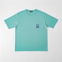 MACBETH 野球プリントTシャツ メンズ(ミドリ-M)