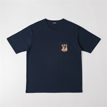 MACBETH 野球プリントTシャツ メンズ(コイアオ-M)