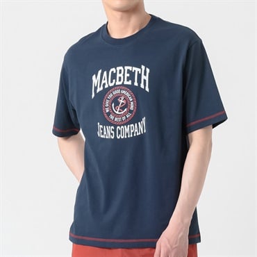 MACBETH(マクベス) マリンプリントTシャツ メンズ