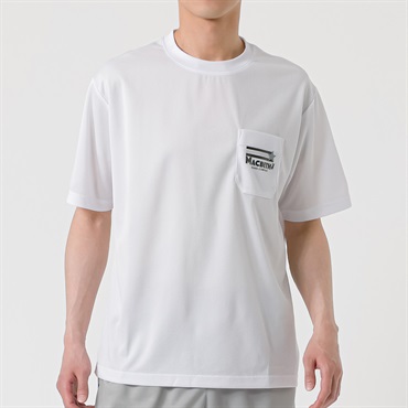 MACBETH(マクベス) メッシュプリントTシャツ メンズ(シロ-M)