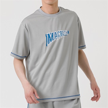 MACBETH(マクベス) メッシュプリントTシャツ メンズ(ウスクロ-M)