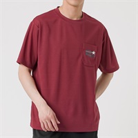MACBETH(マクベス) メッシュプリントTシャツ メンズ(アカ-M)