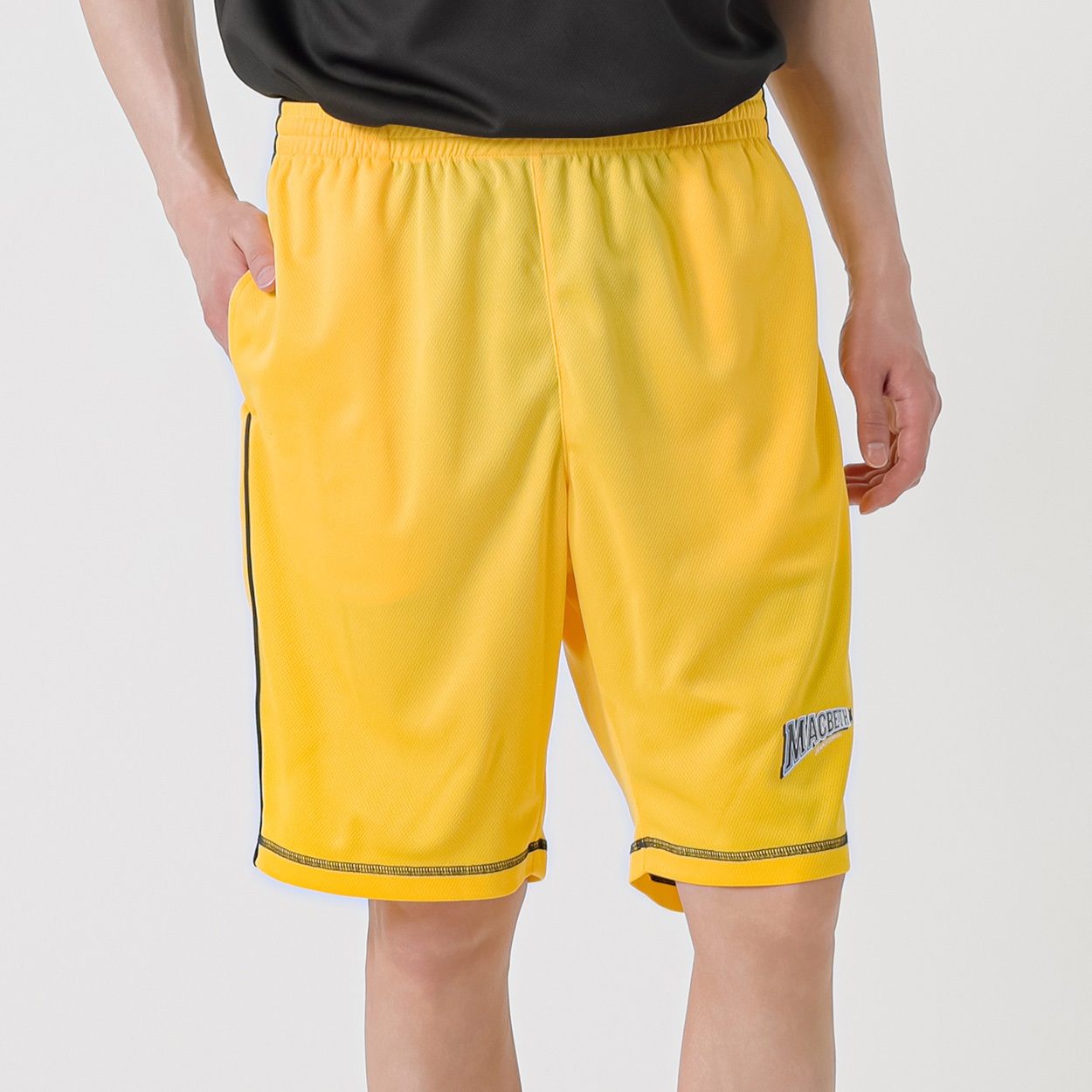 MACBETH(マクベス) メッシュショートパンツ メンズ(キイロ-XL)