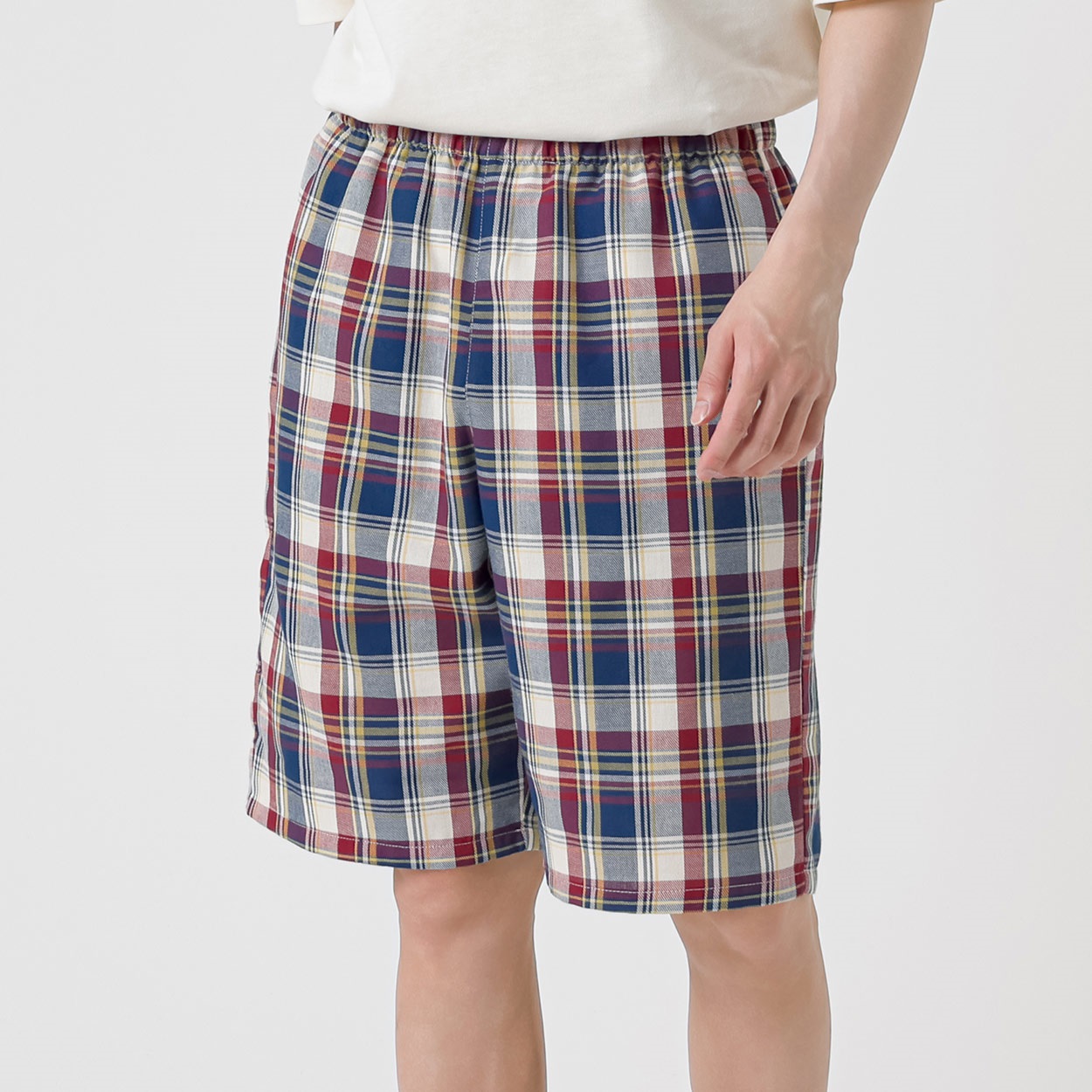 MACBETH(マクベス) チェックショートパンツ メンズ(アカ-XL)