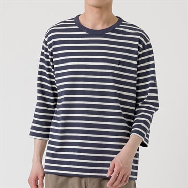 MACBETH(マクベス) 7分袖ボーダーTシャツ メンズ