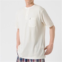 MACBETH(マクベス) ヘンリーTシャツ メンズ(シロ-M)