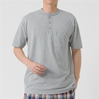 MACBETH(マクベス) ヘンリーTシャツ メンズ(ウスクロ-M)