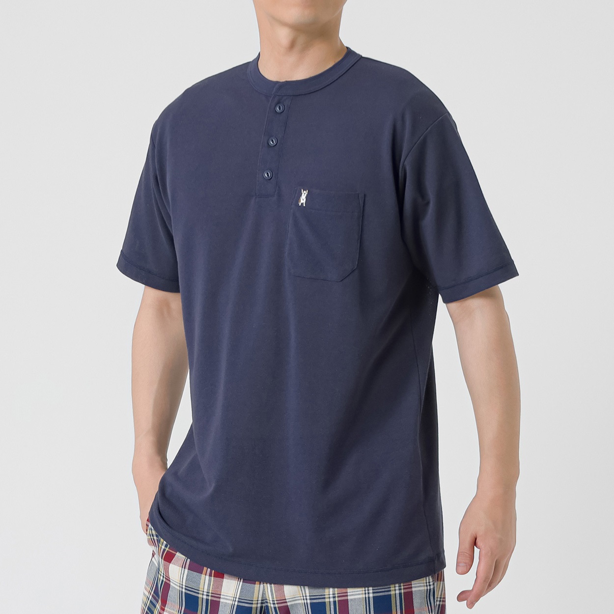 MACBETH(マクベス) ヘンリーTシャツ メンズ(コイアオ-XL)