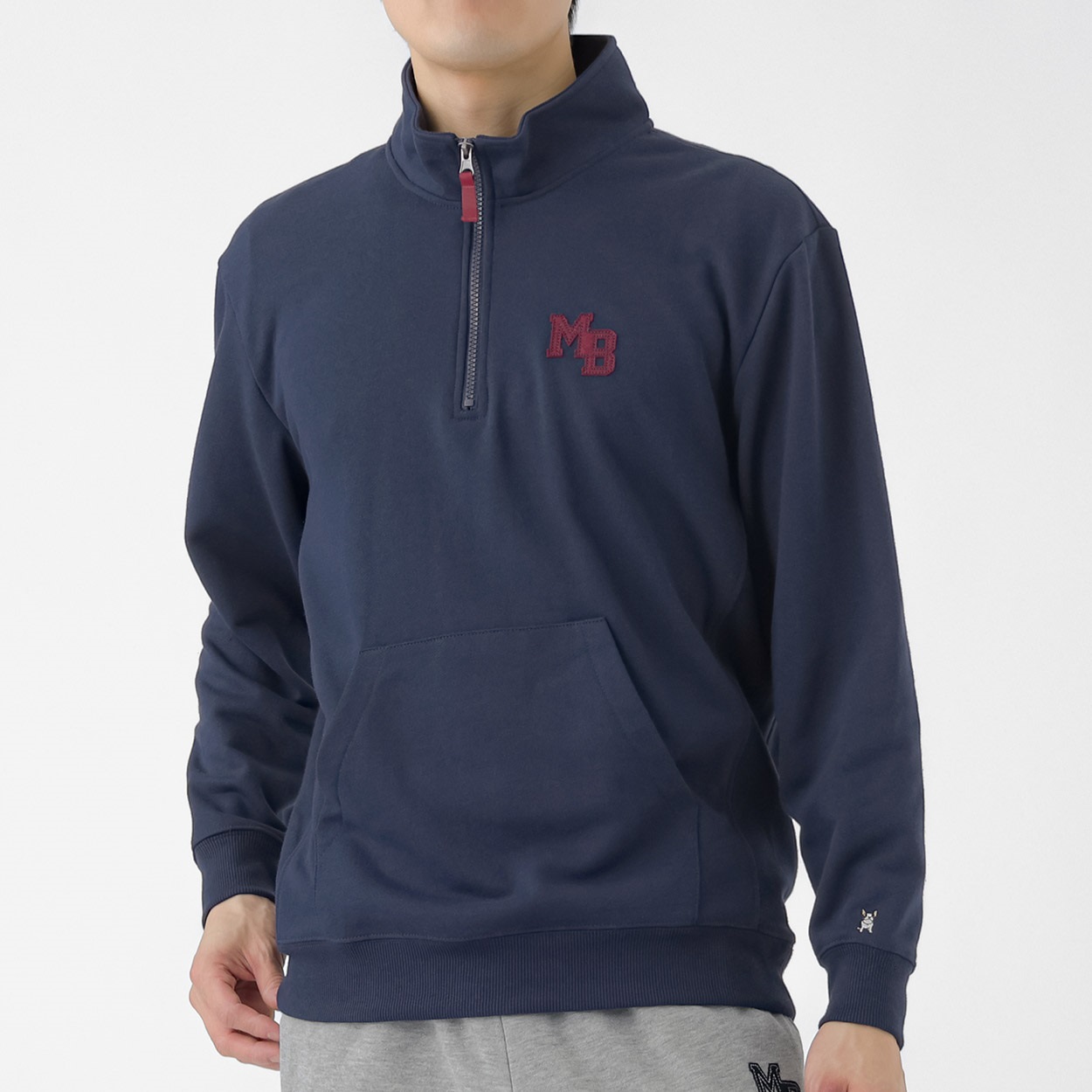 MACBETH(マクベス) 裏毛ジップトレーナー メンズ(コイアオ-XL)