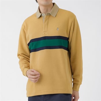 MACBETH(マクベス) 起毛ラガーシャツ メンズ(ウスチャ-M)