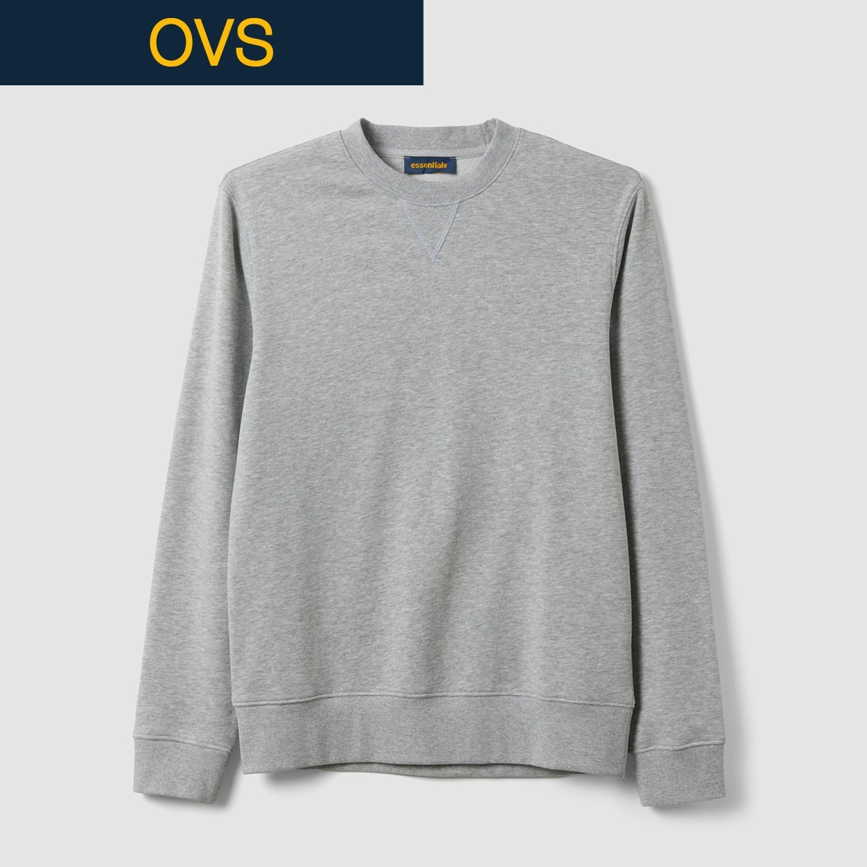 OVS（オヴィエッセ） 裏毛スウェットシャツ 2764243(マールグレー-S)