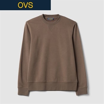 OVS（オヴィエッセ） 裏毛スウェットシャツ 2764248(トープグレー-S)