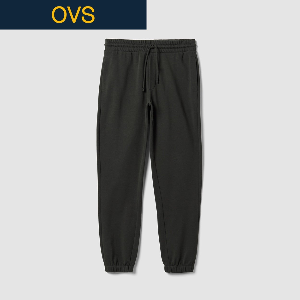 OVS（オヴィエッセ） 裏毛スウェットパンツ 2764263(ダークグレー-M)