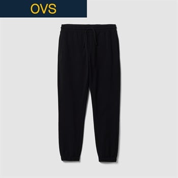 OVS（オヴィエッセ） 裏毛スウェットパンツ 2764268(ブラック-S)