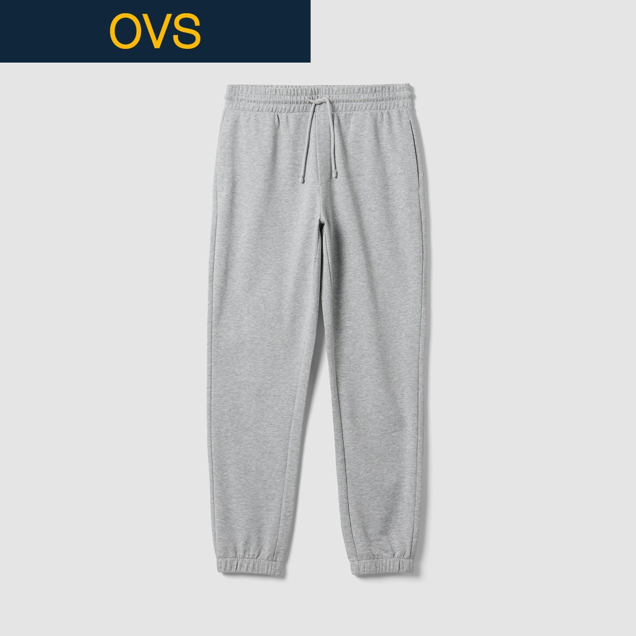 OVS（オヴィエッセ） 裏毛スウェットパンツ 2764273(マールグレー-XL)