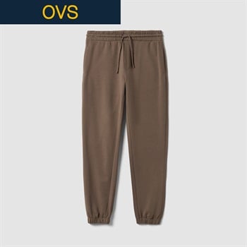 OVS（オヴィエッセ） 裏毛スウェットパンツ 2764278(マッドブラウン-S)