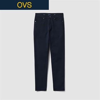 OVS（オヴィエッセ） ５ポケットスリムパンツ 2775500(ネイビーブルー-S)