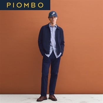 PIOMBO（ピオンボ） チノパンツ 2842026(ブルー-S)