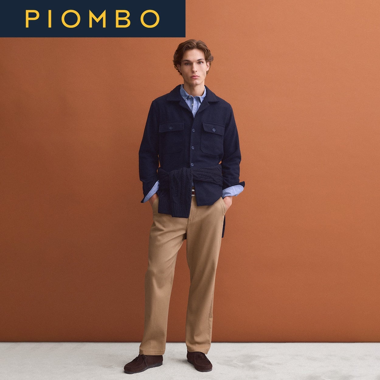 PIOMBO（ピオンボ） チノパンツ 2842054(ウスチャ-S)