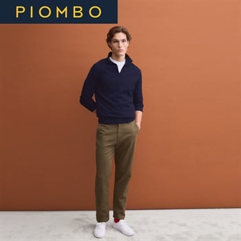 PIOMBO（ピオンボ） チノパンツ 2842061(ダークブラウン-S)