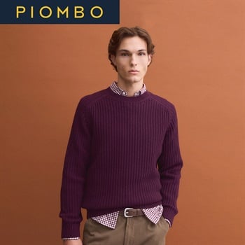 PIOMBO（ピオンボ） ラウンドネックニットプル 2848618(プラム-S)