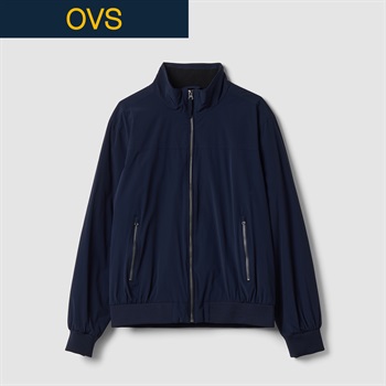 OVS（オヴィエッセ） ナイロンハイネックジャケット 2851648(ブルー-S)