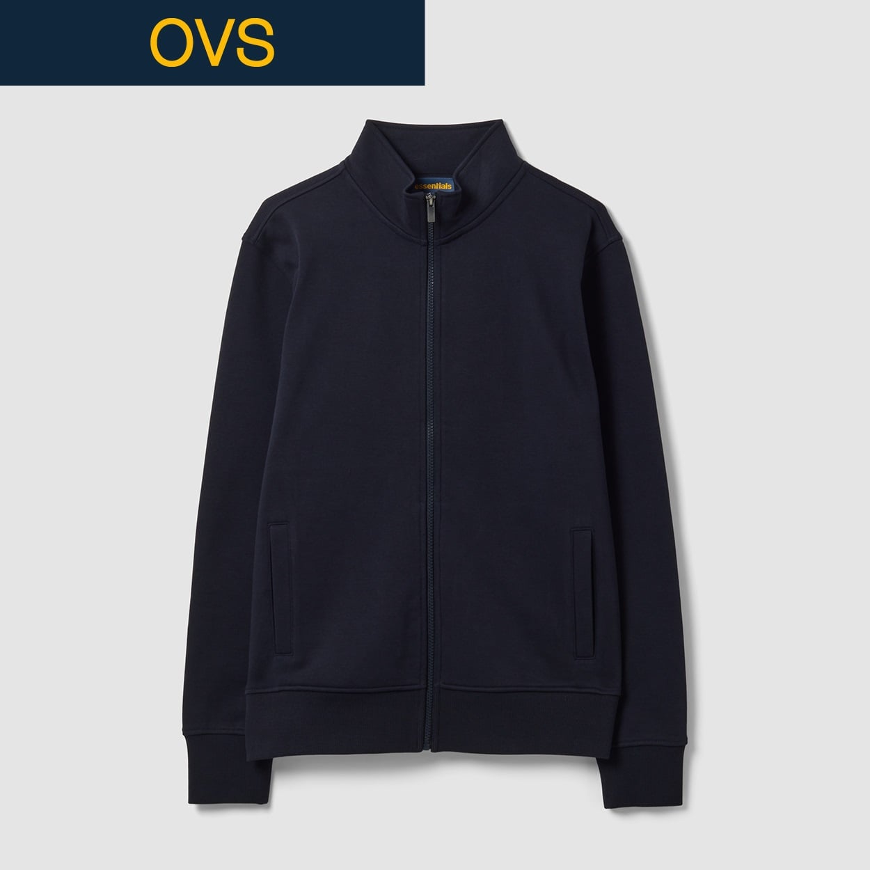 OVS（オヴィエッセ） フリースフルジップスウェット 2853273(コイアオ-M)