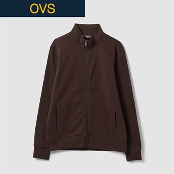 OVS（オヴィエッセ） フリースフルジップスウェット 2853288(コイチャ-S)
