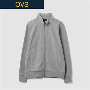 OVS（オヴィエッセ） フリースフルジップスウェット 2853293(マールグレー-S)