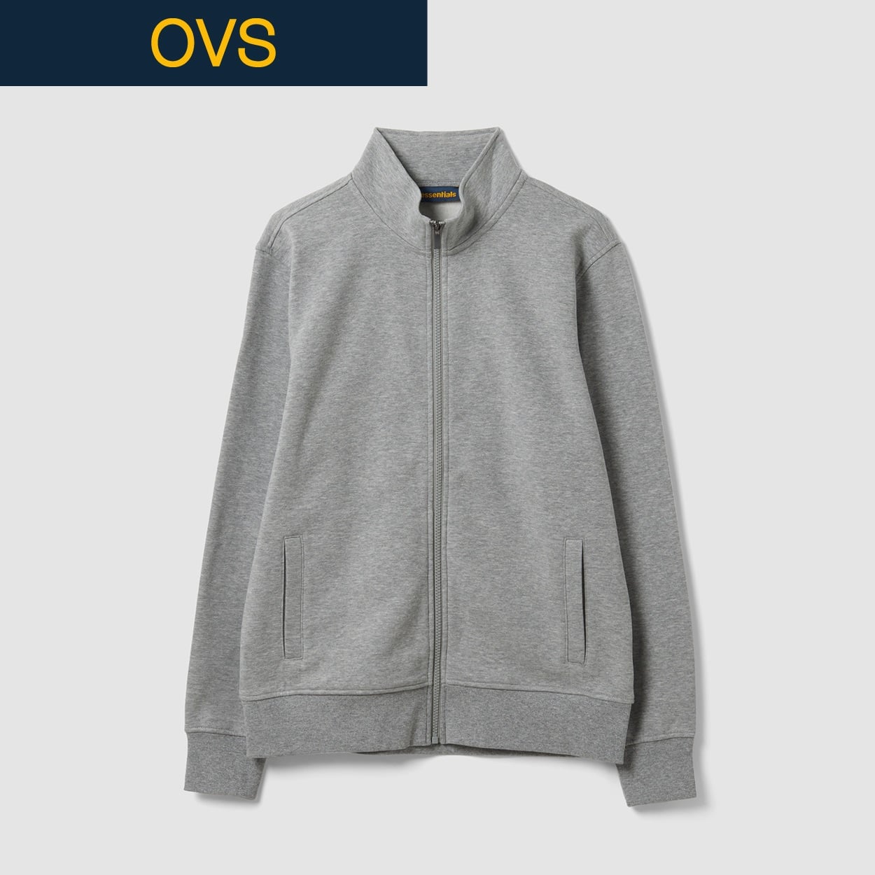 OVS（オヴィエッセ） フリースフルジップスウェット 2853293(マールグレー-M)