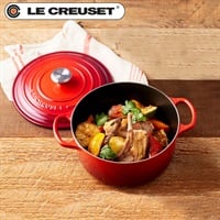 ル・クルーゼ シグニチャー ココット・ロンド 18㎝ (中黒) | イオン