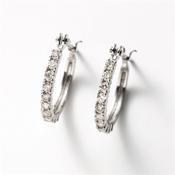 071Nf1【リース】ネックレス　ダイヤ　サークル　円　S925　プラチナコート 071Nf1【リース】ネックレス ダイヤ サークル S925 プラチナコート