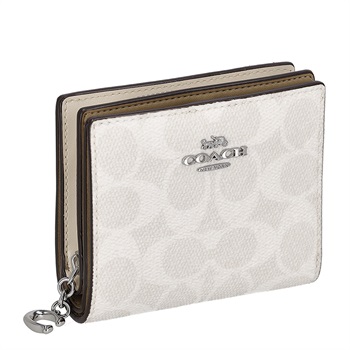 【即発】コーチ SNAP WLT SIG CNVS CW789 IMXAQ 08 BUZ>COACH(コーチ) スナップ ウォレット CW789 IMXAQ